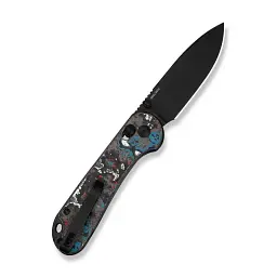 Ніж складаний кишеньковий Civivi Elementum (Crossbar Lock), (7.51 см) CPM S35VN / Nebula FatCarbon Fiber чорний/червоний/синій/білий - мініатюра 2