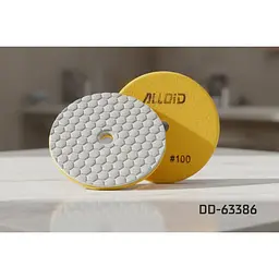 Круг алмазний Alloid Building Tools Hexagon шліфувальний на липучці 100 мм зерно 100 (DD-63386) - мініатюра 6