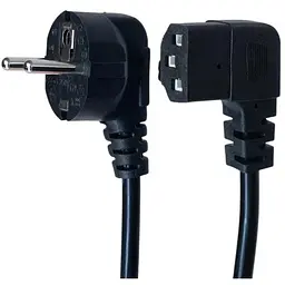 Кабель живлення C13 1.8m corner black Armorstandart (ARM73124)