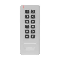 Клавіатура бездротова зі зчитувачем EM-Marine Trinix TRK-2201WR White (71-00001) - мініатюра 1