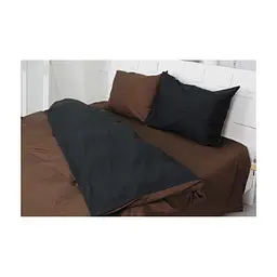 Постільна білизна MirSon King Size Сатин Premium 0211+0055 Dark Chocolate 220х240 (2200001169616) - мініатюра 6