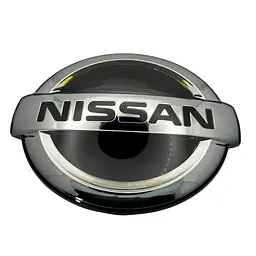 Емблема решітки Nissan Rogue, X-Trail 2021-2023 чорна хром 203х152 мм(під радар (OEM: 62890-6RA0A) - мініатюра 3