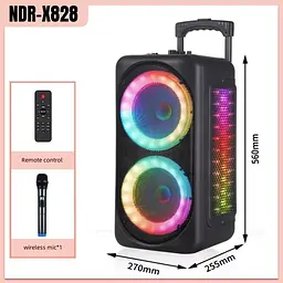 Портативна Bluetooth колонка speaker NDR-X828 - мініатюра 2