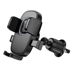 Тримач Hoco Crown one-button Car holder air outlet H75 4.5-7" - мініатюра 3