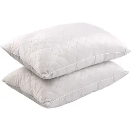 Подушка двокамерна Руно Soft Pearl з різним ступенем жорсткості 50х70 бежева (310.55_Soft Pearl) - мініатюра 3