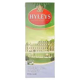 Чай Hyleys зелений з м'ятою 37.5 г (25 шт. x 1.5 г) - мініатюра 3