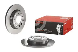 Диск гальмівний задній невентильований Audi A4 B7, A4 B6 00-13р Brembo (08.9918.21)