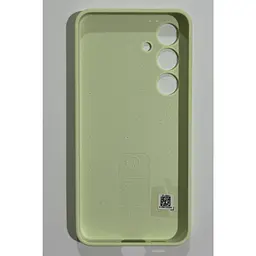 Оригінальний протиударний силіконовий чохол Samsung Silicone Case для Samsung Galaxy S24 Light Green EF-PS921TGEGWW - мініатюра 3