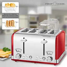 Тостер Profi Cook PC-TA 1194 Red - мініатюра 7
