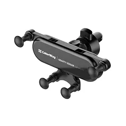 Універсальний автотримач ColorWay Gravity Sensor Holder Black (CW-CHG11-BK) - мініатюра 2
