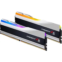 Модуль пам'яті DDR5 G.Skill Trident Z5 RGB 2x16GB 6000MHz Silver (F5-6000J3636F16GX2-TZ5RS) [148687] - мініатюра 1