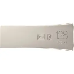 USB флеш-накопичувач Samsung Bar Plus 128GB USB-A 3.1 Champagne Silver [MUF-128BE3/APC] [136852] - мініатюра 2