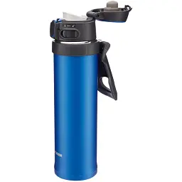 Термокружка Zojirushi SM-QAF60AK з переноскою 0.6 л Blue - мініатюра 2