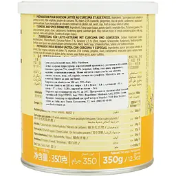 Суха суміш Monbana Golden Latte для приготування лате з куркумою та спеціями 350 г  - мініатюра 3