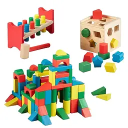 Ігровий набір Melissa&Doug Кубики/Сортер/Стучалка (MD93685)