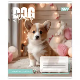 Набір зошитів Yes Dog too pup А5 12 аркушів у лінію 25 шт. (768732) - мініатюра 4