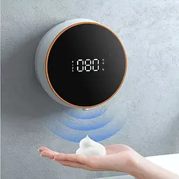Сенсорний диспенсер настінний дозатор для мила Zhiya Soap Dispenser MYX-W1 White - мініатюра 2