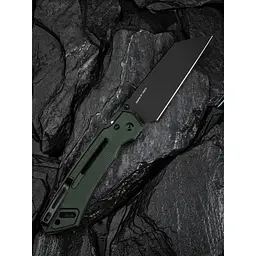 Ніж складаний тактичний Civivi Buster FG, (10.7 см) Nitro-V / Micarta темно-зелений - мініатюра 11