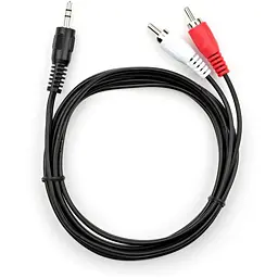 Кабель мультимедійний 3.5mm M to 2xRCA M 1.5m Vinga (VCPDCJ35MRCA21.5BK)