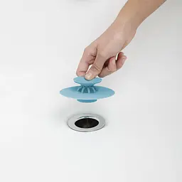 Сіточка в раковину "Flex Drain Stop, Фіолет" із силікону корка для кухонної мийки (роковини), клік клиць (ST) - мініатюра 4