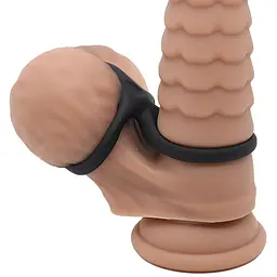 Ерекційне кільце Erospace Men’s Play Triple Silicone Cock Ring B14 - мініатюра 7