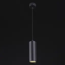 Люстра підвісна Brille тубус GU10 BK (AL-730/1) - мініатюра 3