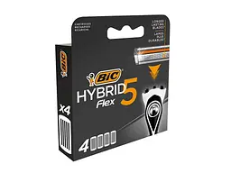 Змінні картриджі BIC 4шт Flex 5 Hybrid