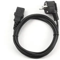 Кабель живлення TCOM 1.5 м 3 x 0.75 мм Cee 7/7IEC C13 євровилка