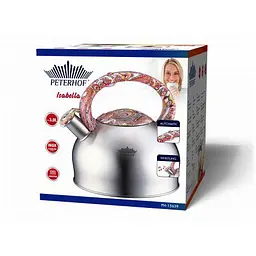 Чайник із свистком Peterhof PH-15639 brown 3,0 л.