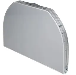 Стіл Bo-Camp Premium Oval 150x80 cm Grey (1404405) - мініатюра 4