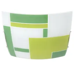 Світильник настінно-стельовий накладний Brille W-373/2 Green