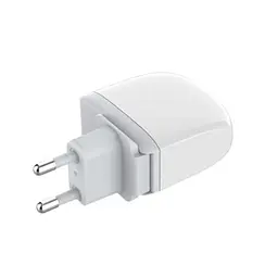 Зарядний пристрій Ldnio A2522C USB/ Type-C QC PD 30W з дисплеєм білий + кабель Type-C to Lightning - мініатюра 4