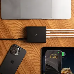 Мережевий зарядний пристрій Native Union Fast GaN Charger PD 140 Вт Desktop USB-C 4-Port Black (FAST-PD140-BLK-EU) - мініатюра 7