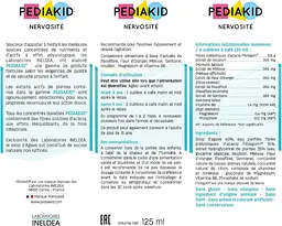 Сироп для зняття підвищеної збудливості та нервозності Pediakid Nervosite 125 мл - мініатюра 2