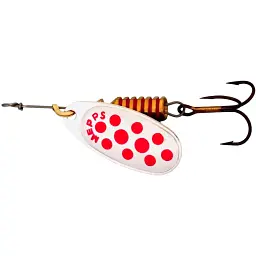 Блешня Mepps Comet Decore №2 4.5 g Silver Red Dots