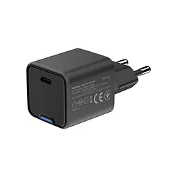 Зарядний пристрій ColorWay GaN Mini 25 Вт порт PD PPS USB-C чорний (CW-CHS052PD-BK) - мініатюра 6