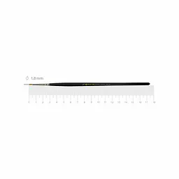 Пензель колонок круглий Classic 3007R № 00 коротка ручка KOLOS (4823064900569)