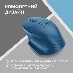 Bluetooth миша 2E MF280 Silent WL/BT blue UA (2E-MF280WBL) - мініатюра 3