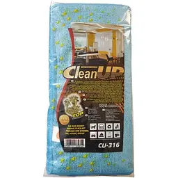 Серветка CleanUp CU-316 мікрофібра універсальна 25x25 см 16 шт. (km-9712) - мініатюра 2