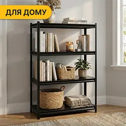 Стелаж з металевими полицями LEOBRO 152 х 70 х 30 см, 175кг/полиця, 4 полиці (LB-R126) - мініатюра 8