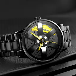 Наручний годинник чоловічий 1824YL Yellow Skmei acs0030559 - мініатюра 4