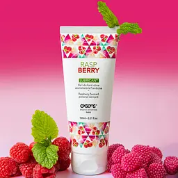 Їстівний лубрикант на водній основі Exsens Lubricant Raspberry 100 ml - мініатюра 2