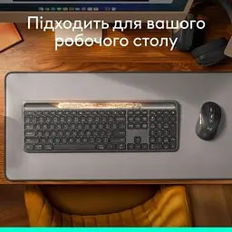 Клавіатура Logitech Slim Solar+ Bluetooth Graphite (920-013764) - мініатюра 8