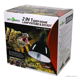 Світильник глибокий рефлекторний Repti-Zoo 2in1 Deep Dome 200W (RL14B) - мініатюра 7