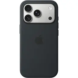 Чохол Silicone Case with Button, Animation & MagSafe для Apple iPhone 17 Pro Black AAA [153242]