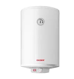 Водонагрівач Koer KWH.E02-100VD 100 л, 1.6 кВт, сухий ТЕН, вертикальний, циліндричний, білий (EK0112)