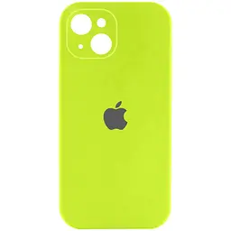 Чохол Epik Silicone Case Full Camera Protective (AA) для Apple iPhone 13 (6.1) Кислотно-зелений / Acid Green