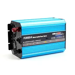 Перетворювач напруги (інвертор) Tossa 12V -220V/800W Чистий Синус З функцією Зарядки (TAS800R-12X-800W) - мініатюра 4