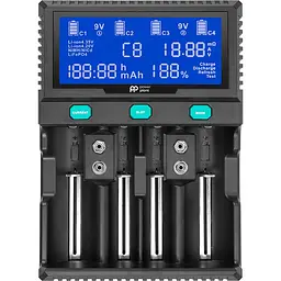 Зарядний пристрій PowerPlant для акумуляторів AA, AAA /PP-A4 (AA620173)