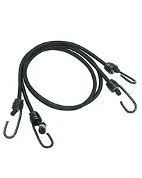 Шнур еластичний MIL-TEC з зачіпками Black 2 шт 15947002